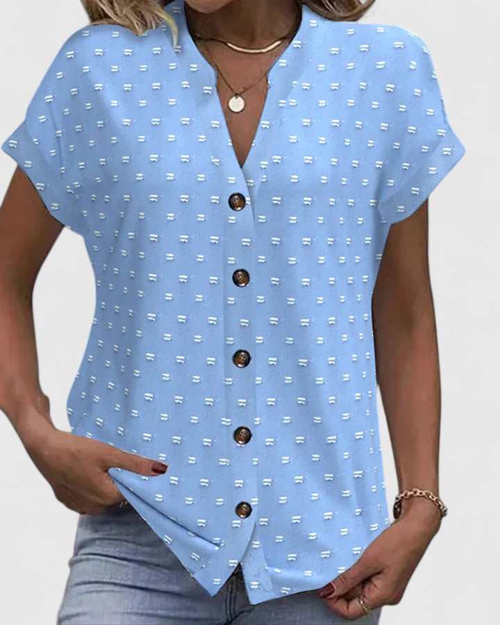 Jamie | Bequemes V-Ausschnitt-Shirt
