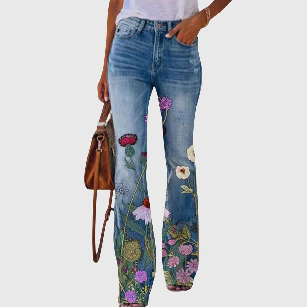 Cheri | Blumenmuster-Hosen