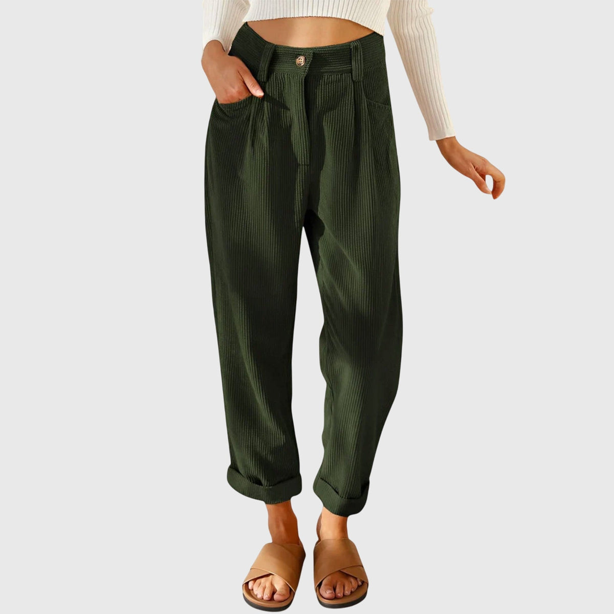 Emilee | Moderne Kordhose