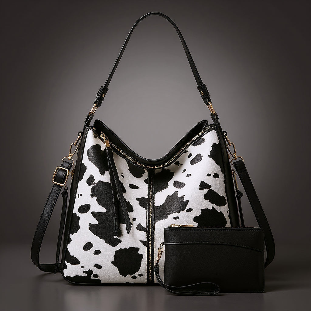Wildleder-Tote-Bag