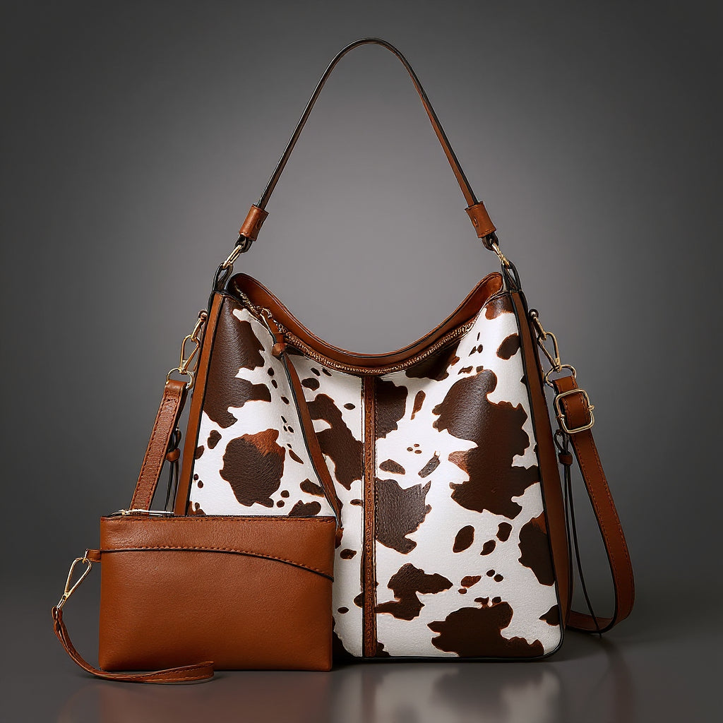 Wildleder-Tote-Bag