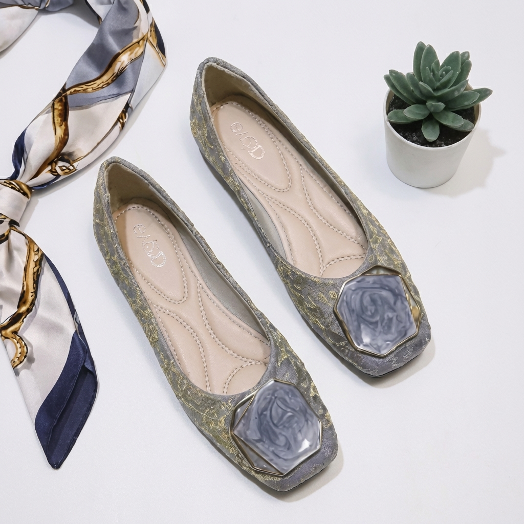 Ballerinas aus Mesh Liora