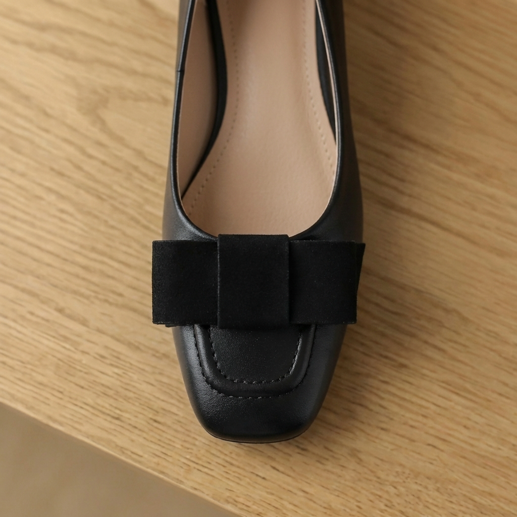 Ballerinas aus Leder Camille