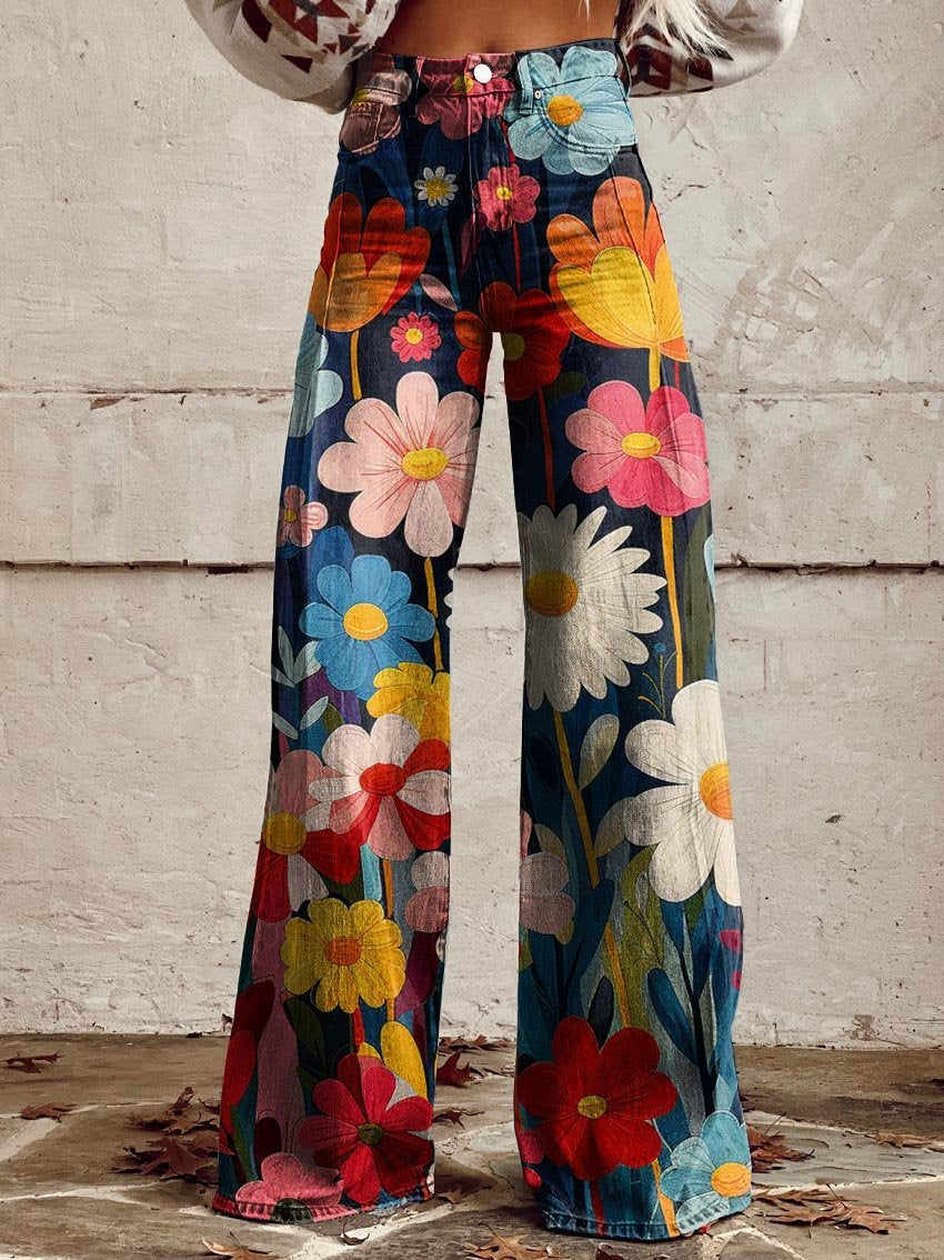 Léna - Weite Blumenhose