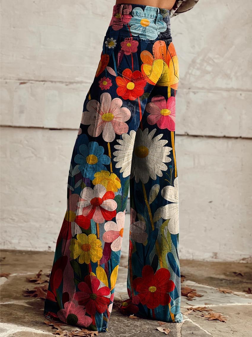 Léna - Weite Blumenhose