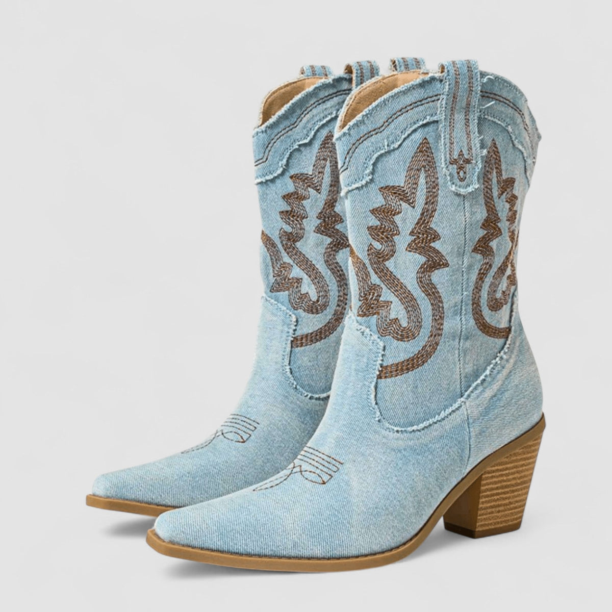 Selena – Orthopädische Denim-Stiefeletten