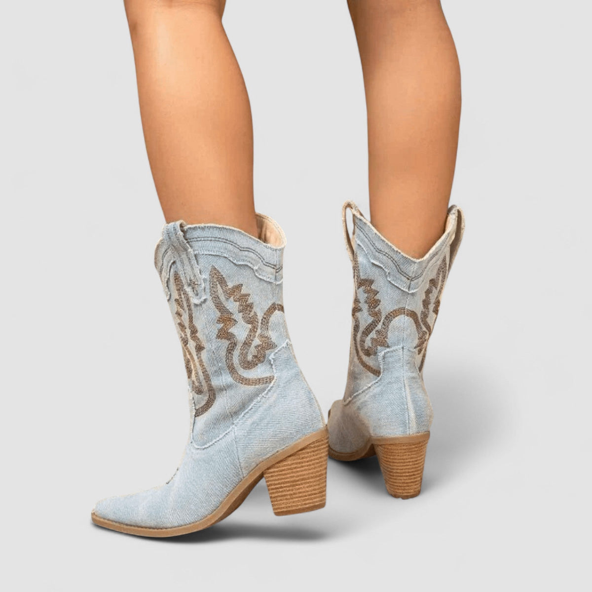 Selena – Orthopädische Denim-Stiefeletten