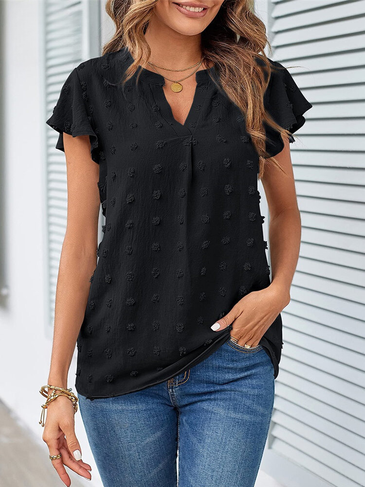 Kari | Bluse Chic im Patchwork mit Rüschen