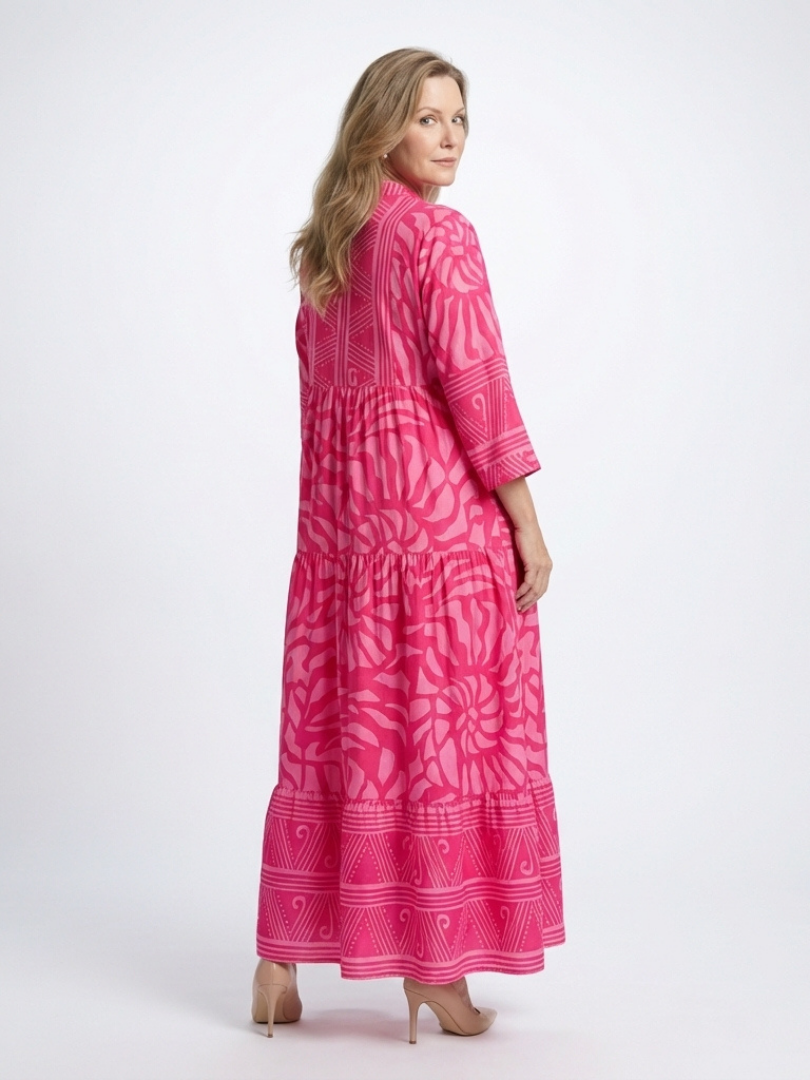 Marielle | Midi-Kleid mit Knöpfen