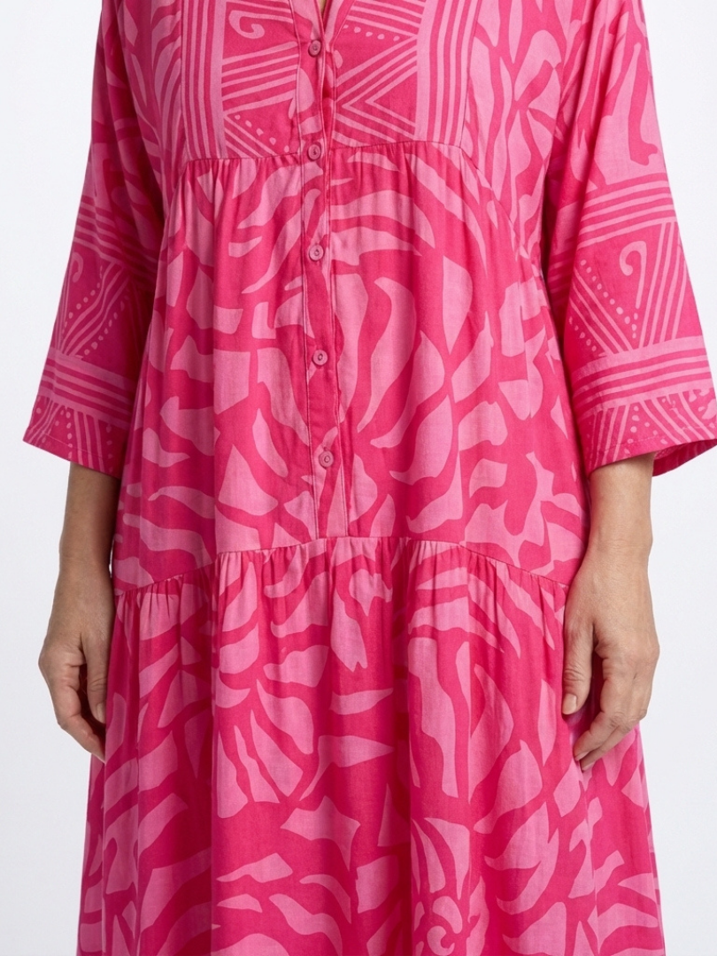 Marielle | Midi-Kleid mit Knöpfen