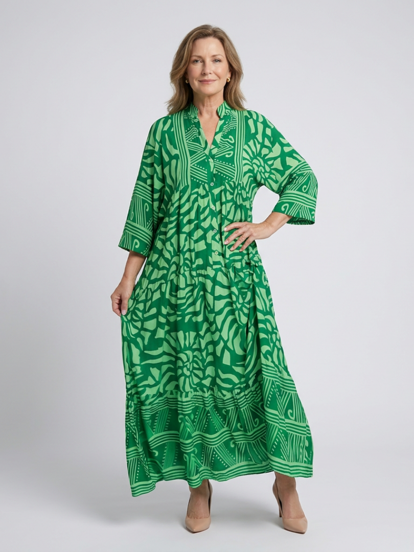 Marielle | Midi-Kleid mit Knöpfen